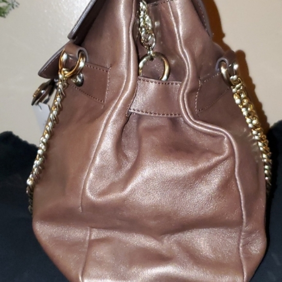 Versace Collection Leather Flapover Vistello Bag - Picture 8 of 17